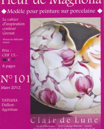 Cahier N°101 Fleur de Magnolia - Magnolia's flower