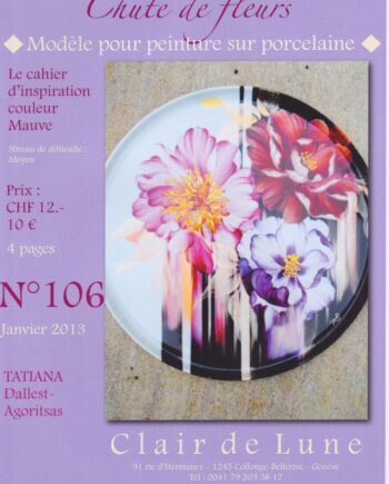 Cahier N°106 Chute de fleurs - Drop of flowers