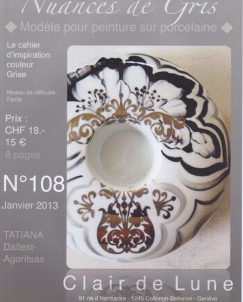 Cahier N°108 Nuances de gris - Shades in grey
