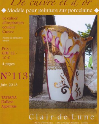 Cahier N°113 De cuivre et d'or - Copper and Gold