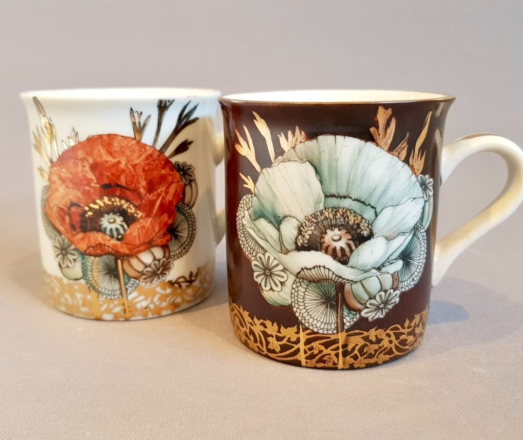 Décalcomanie TL95 Fleurs exotiques