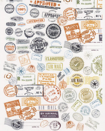 Décalcomanie TL103 Stamps