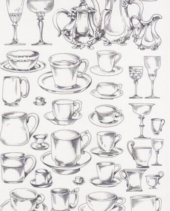 Décalcomanie TL151 Tasses