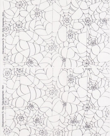 Décalcomanie TL166 Toiles d'araignée