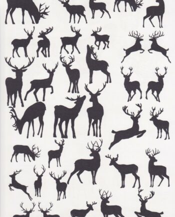 Décalcomanie TL185 Silhouettes de Cerfs