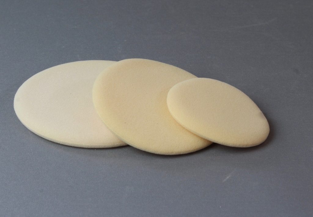 Eponges plates 1 lot de 3 tailles