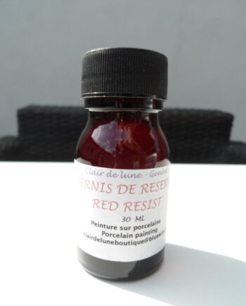 Vernis de réserve - Red resist