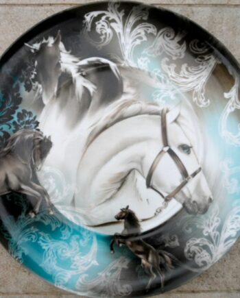 Plat rond Chevaux
