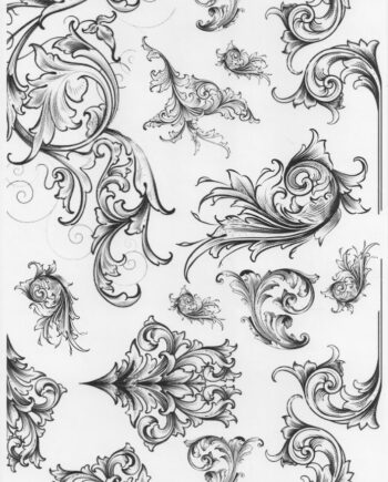 Décalcomanie TL216 Arabesques baroques