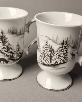 Mug sapins enneigés