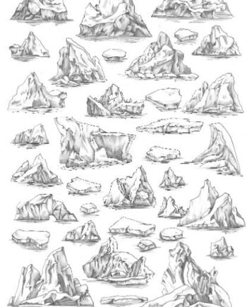 Décalcomanie CL32 Icebergs