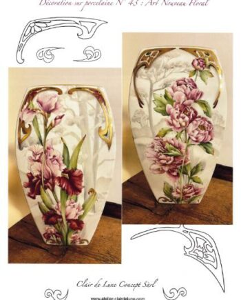 Fiche Déco N°43 Art Nouveau Floral