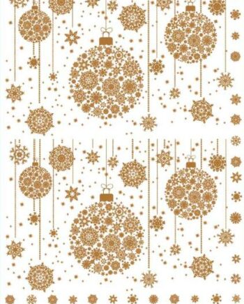 Décalcomanie TL178b Boules de Noël