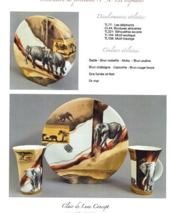 Fiche Déco N°50 Eléphants