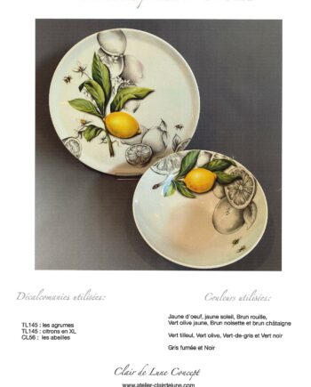 Fiche Déco N°49 les citrons