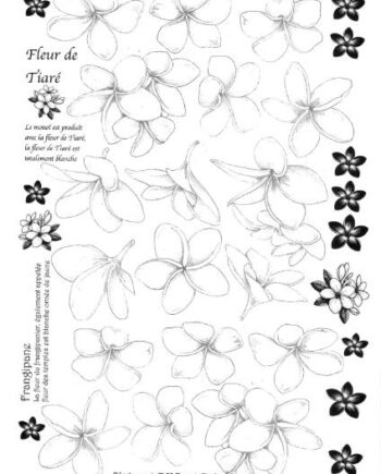Décalcomanie TL93 Fleur de Tiaré